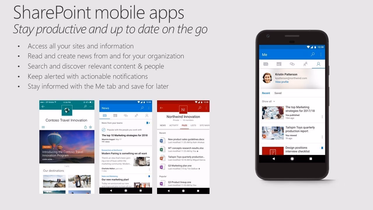 Can you use SharePoint on a mobile device?