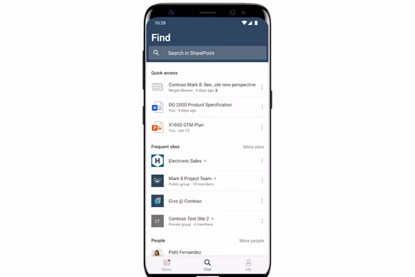 Does SharePoint support mobile access?