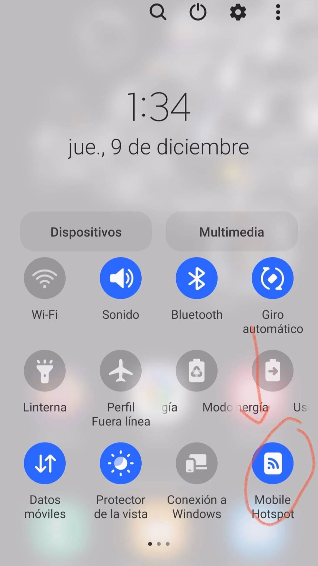 How do I get a shortcut for mobile tethering?