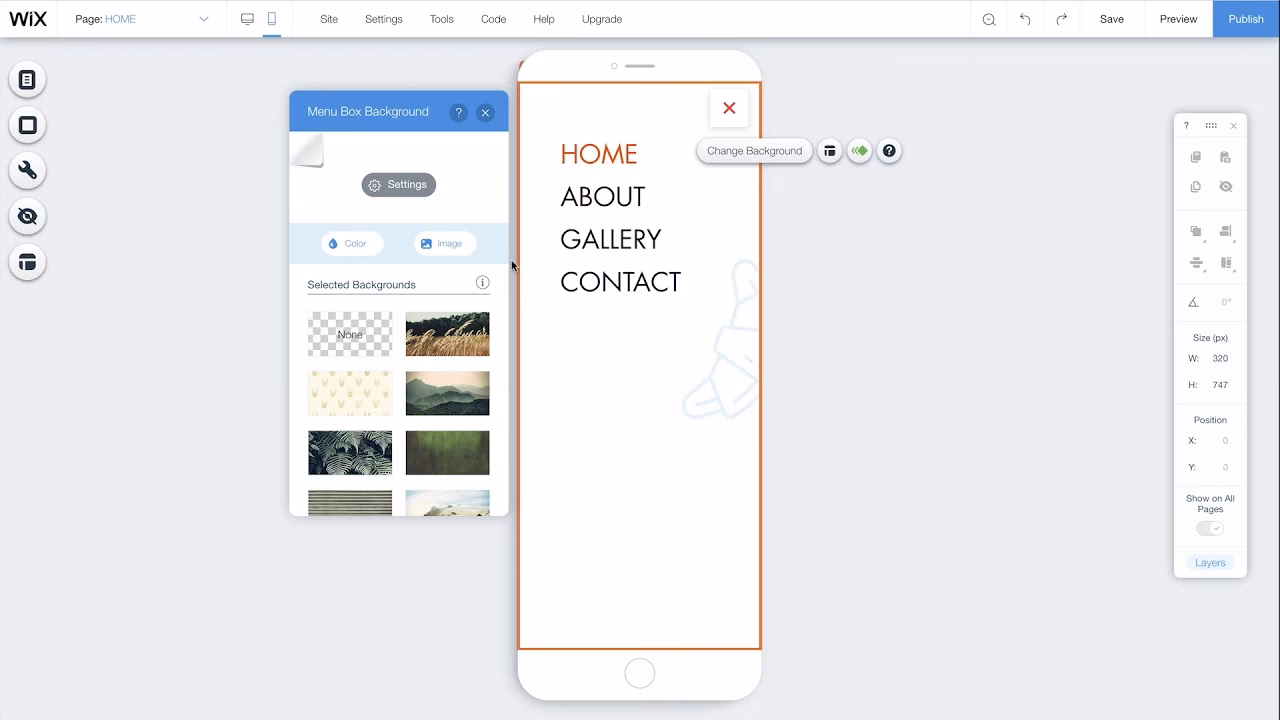How does Wix build a mobile site?