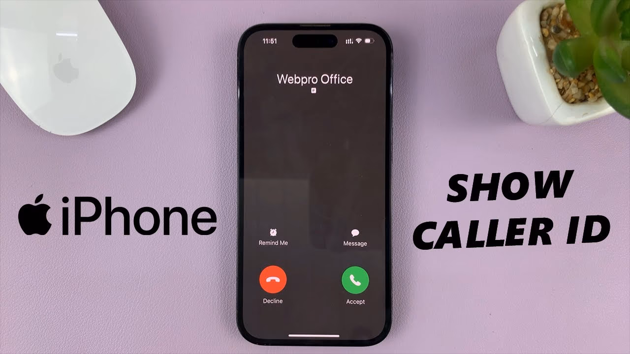 Can't see the name of a caller on iPhone?