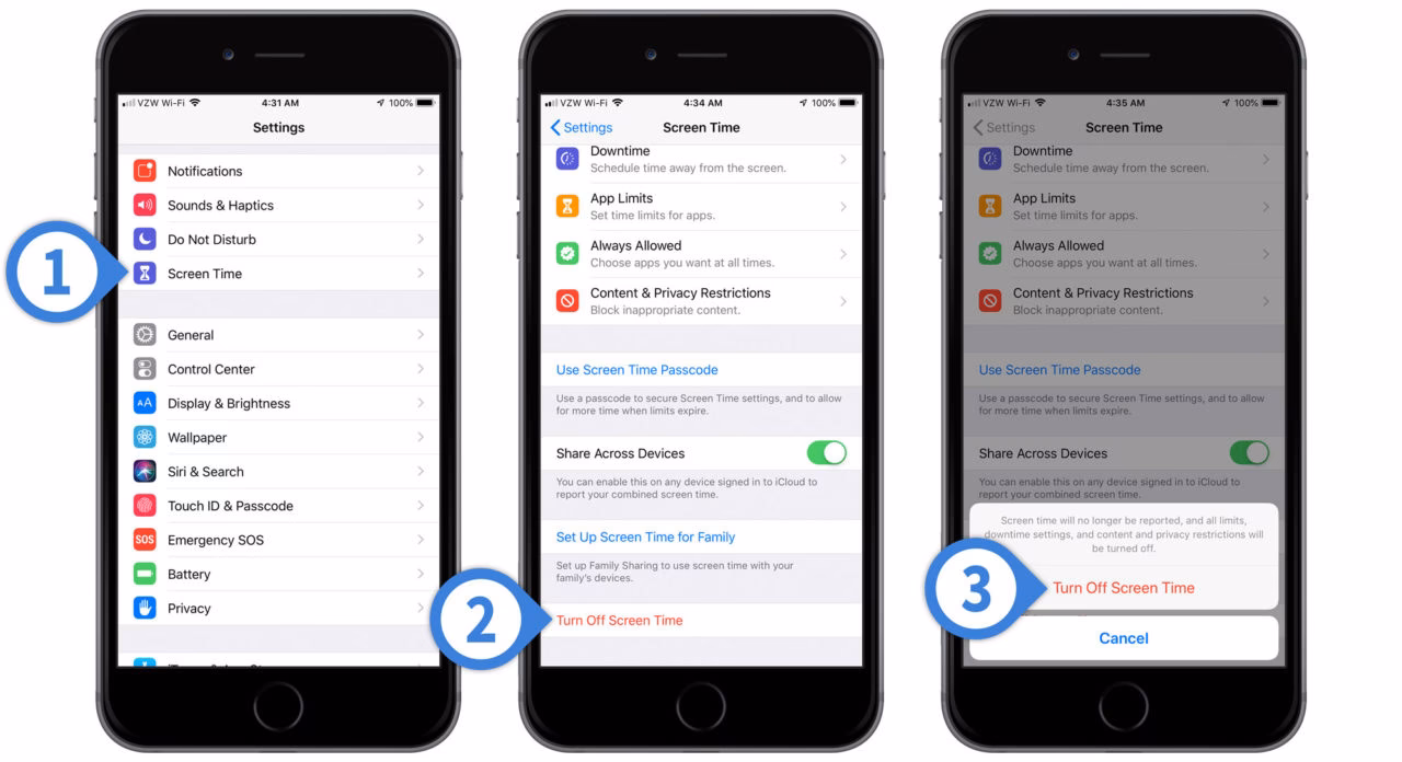 How do I turn off Wi-Fi & Bluetooth on my iPhone?