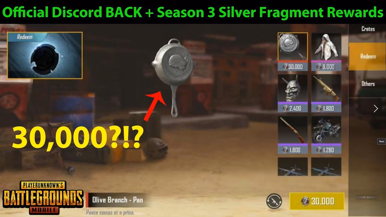 How to get free silver fragments in PUBG Mobile?