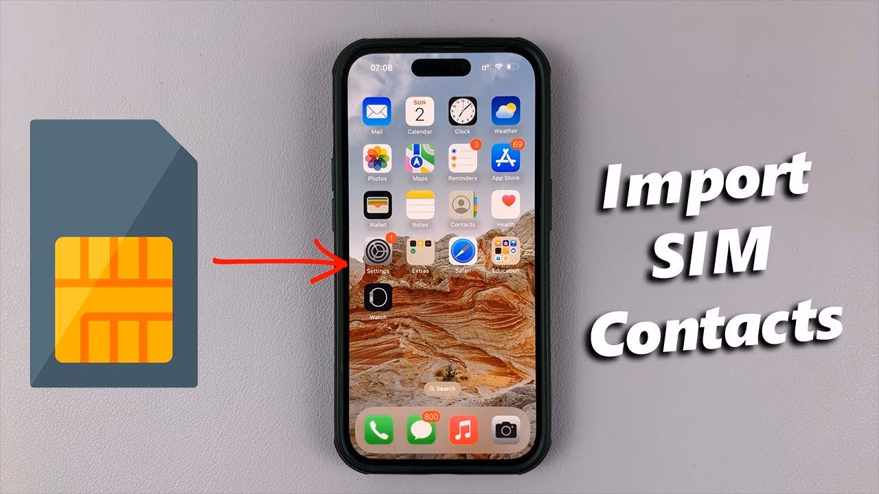 How to import contacts from SIM card to iPhone 14?