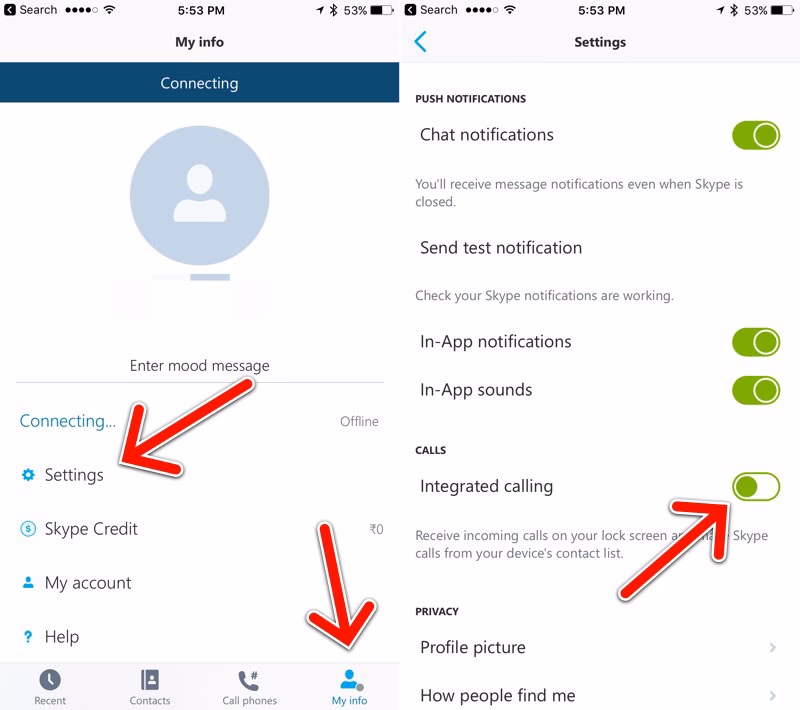 How to fix the calling feature is disabled error in Skype?