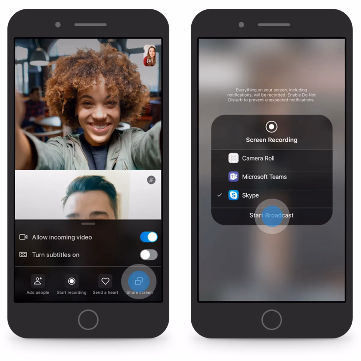 How to share screen on Skype from Windows 10?
