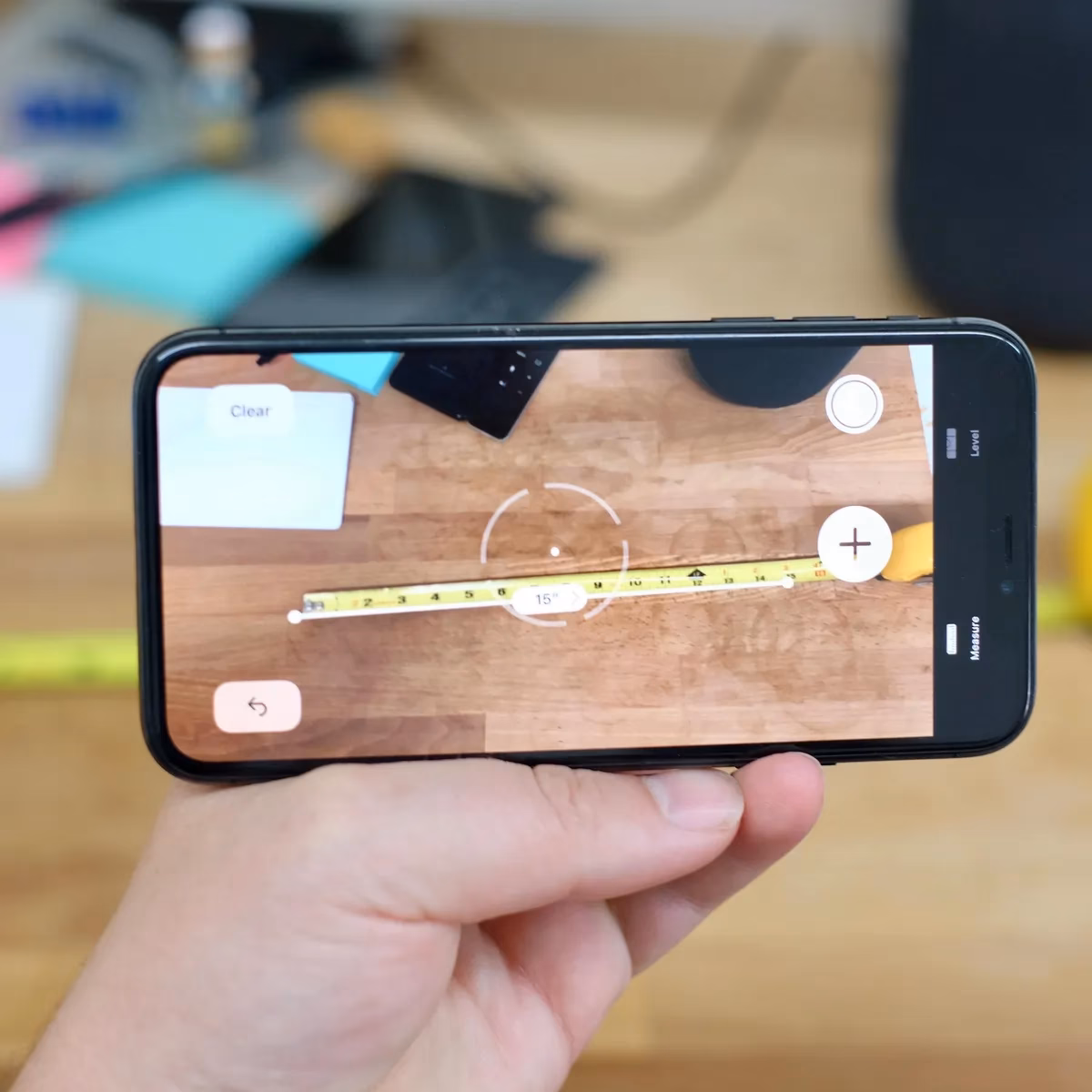 How to measure distance on iPhone?