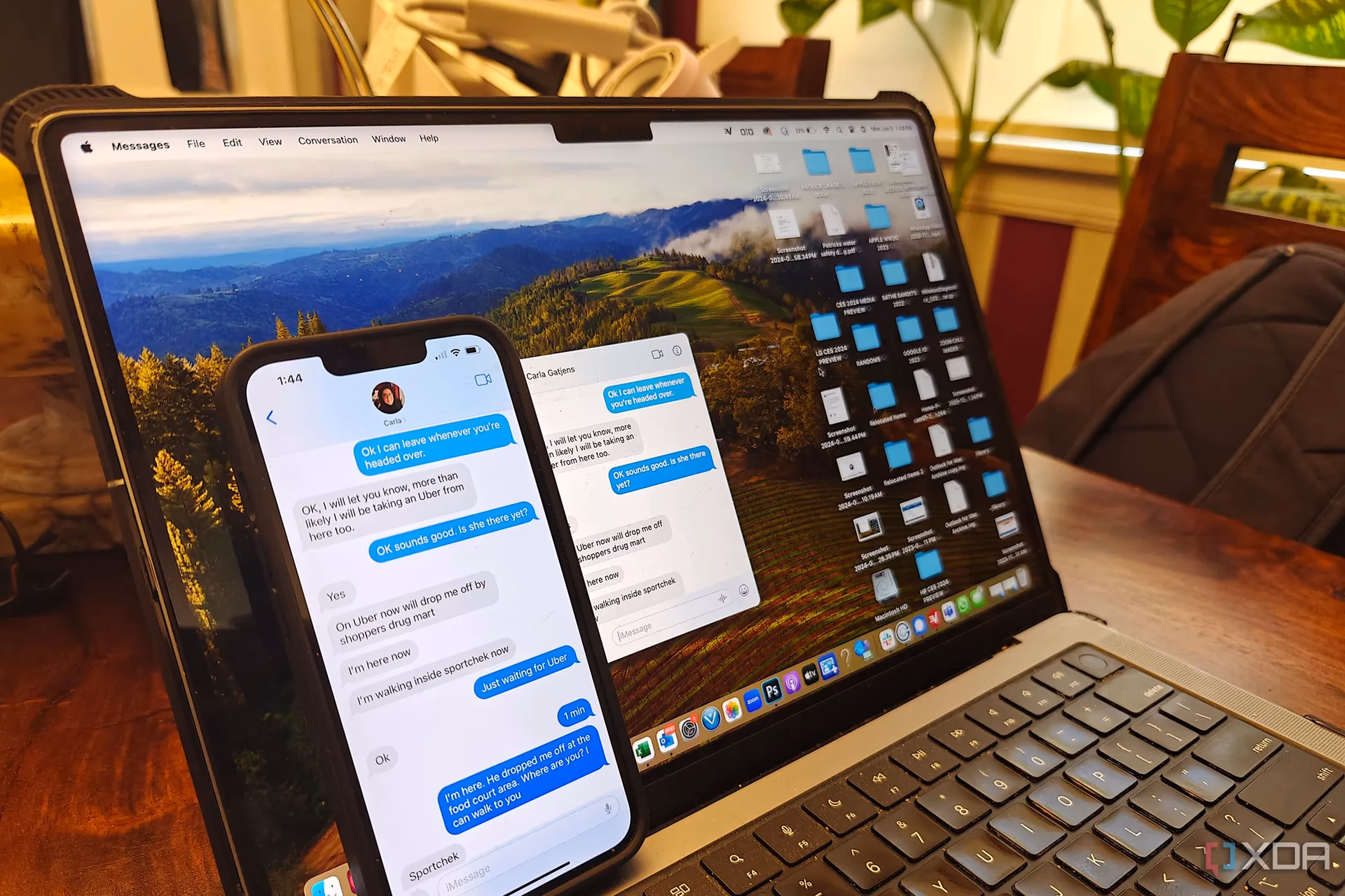 Do SMS messages Sync between iPhone & Mac?