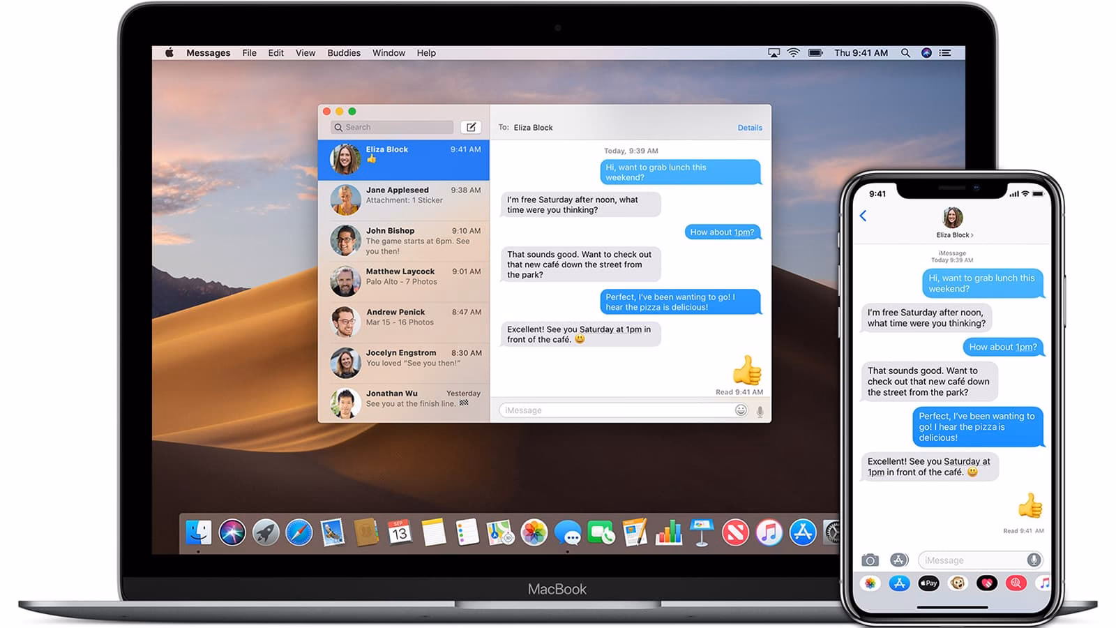 Do SMS messages Sync between iPhone & Mac?