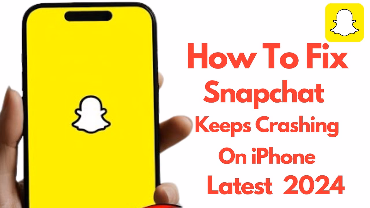 What should I do if Snapchat crashes temporarily?