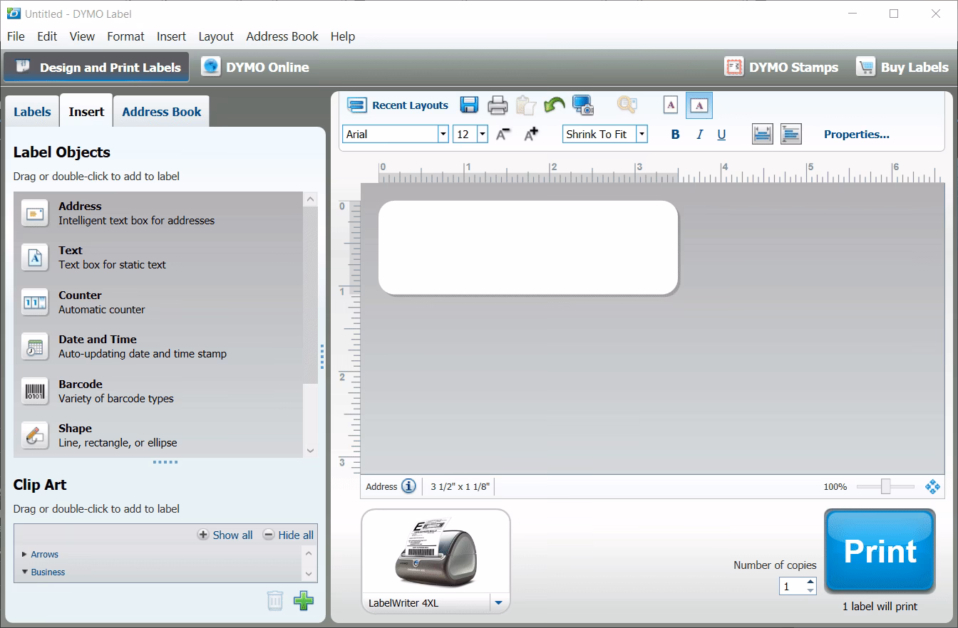How do I install Dymo label software?