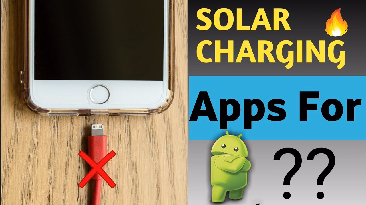 What is a solar-powered mobile charger?