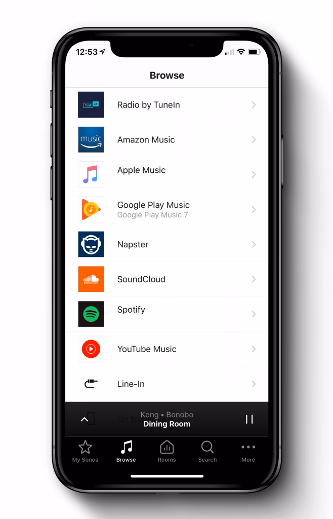 Is there an alternative app to control a Sonos system?