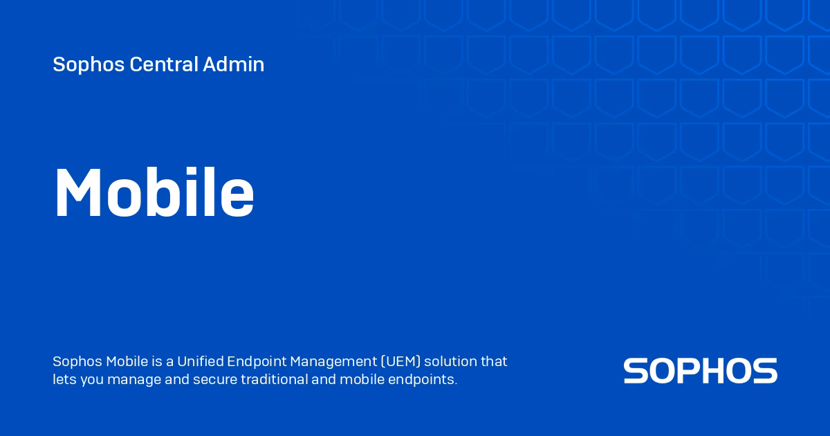 Can I use my mobile device to access Sophos Home dashboard?