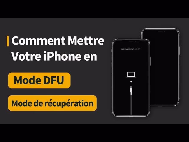 Quelle est la différence entre DFU et récupération iPhone ?