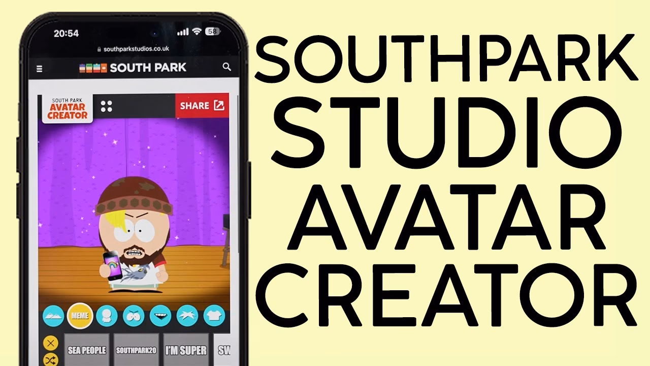 How do I create iconic South Park character images?