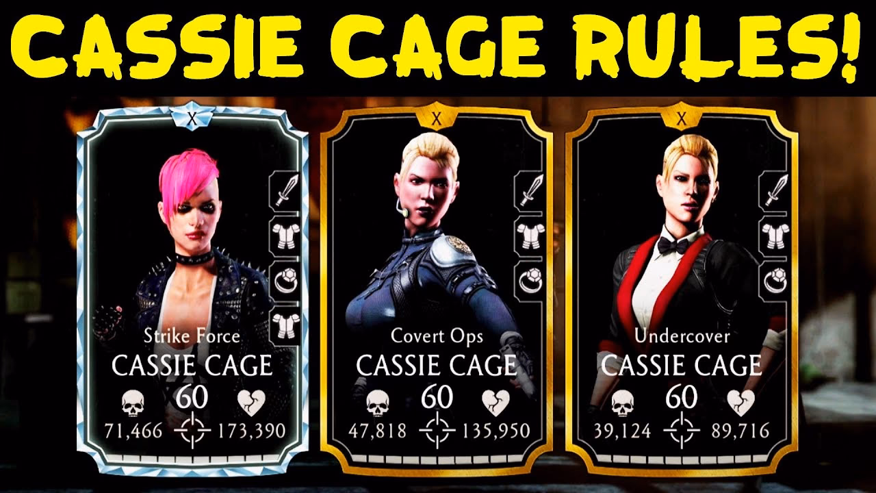 What does Cassie Cage do in Kombat Cup?