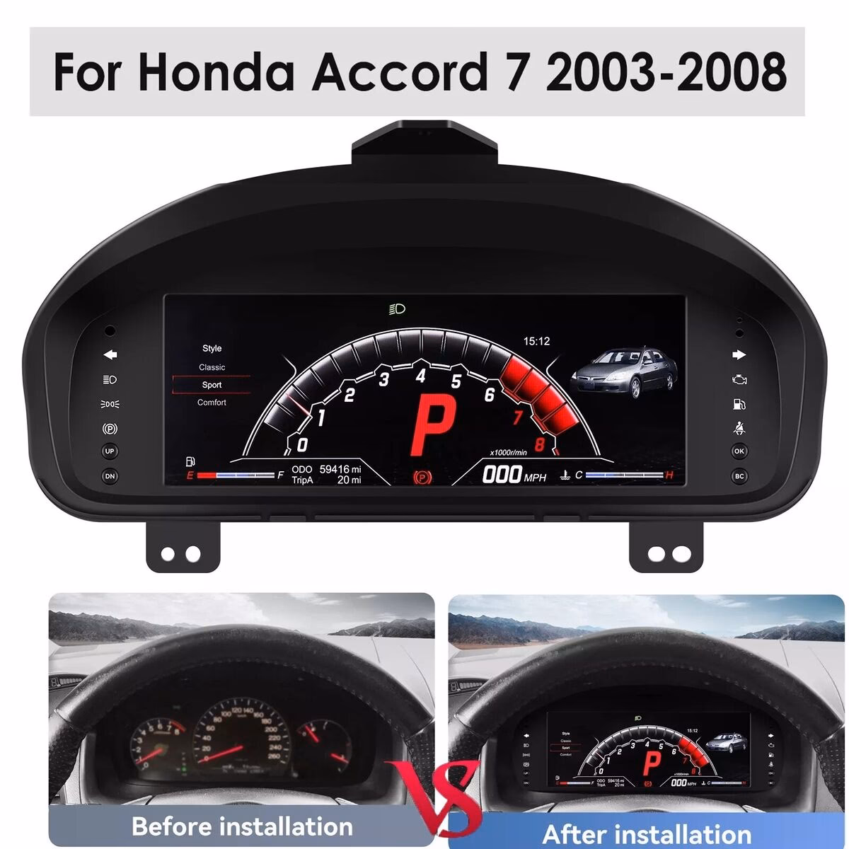 Dimana bisa menemukan speedometer digital Honda?