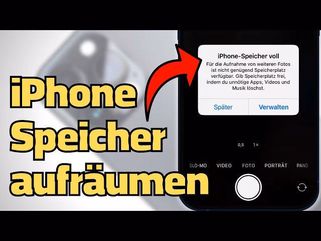 Wie kann ich meinen Speicherplatz auf meinem iPhone freigeben?