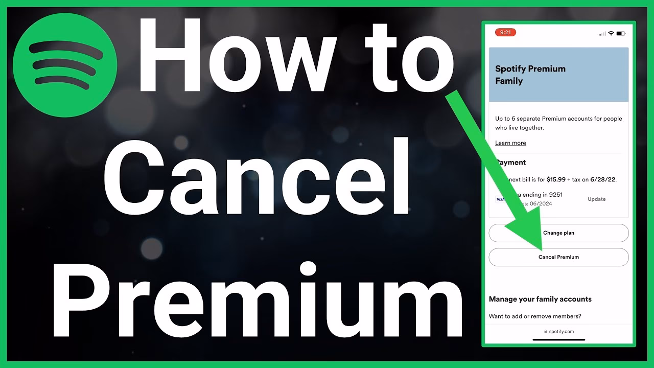 How do I cancel my Spotify Premium subscription?