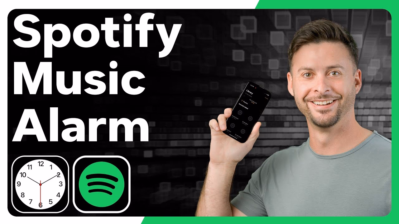 How to set alarm time on Spotify?