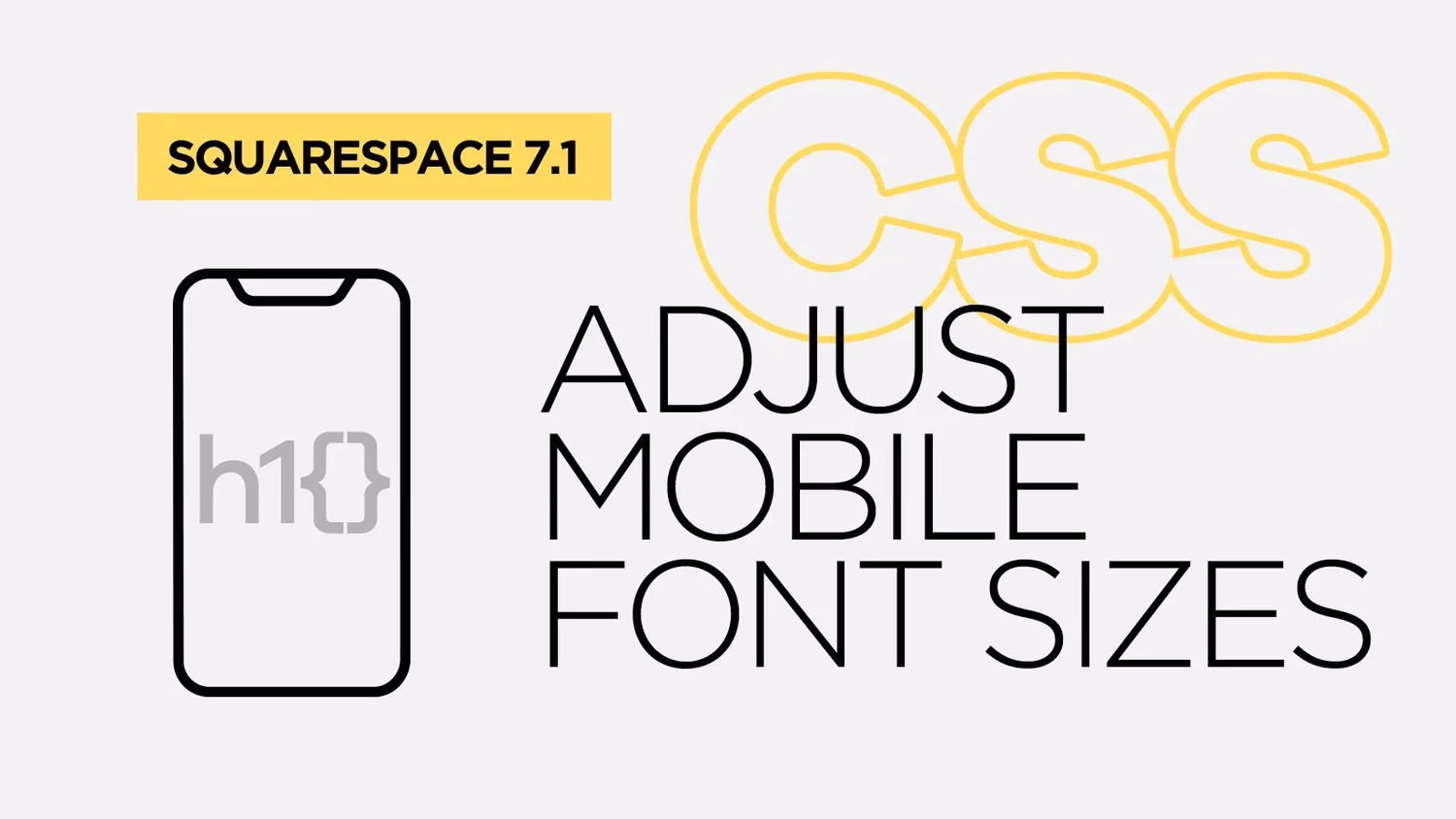 How do I change the font size in Squarespace?