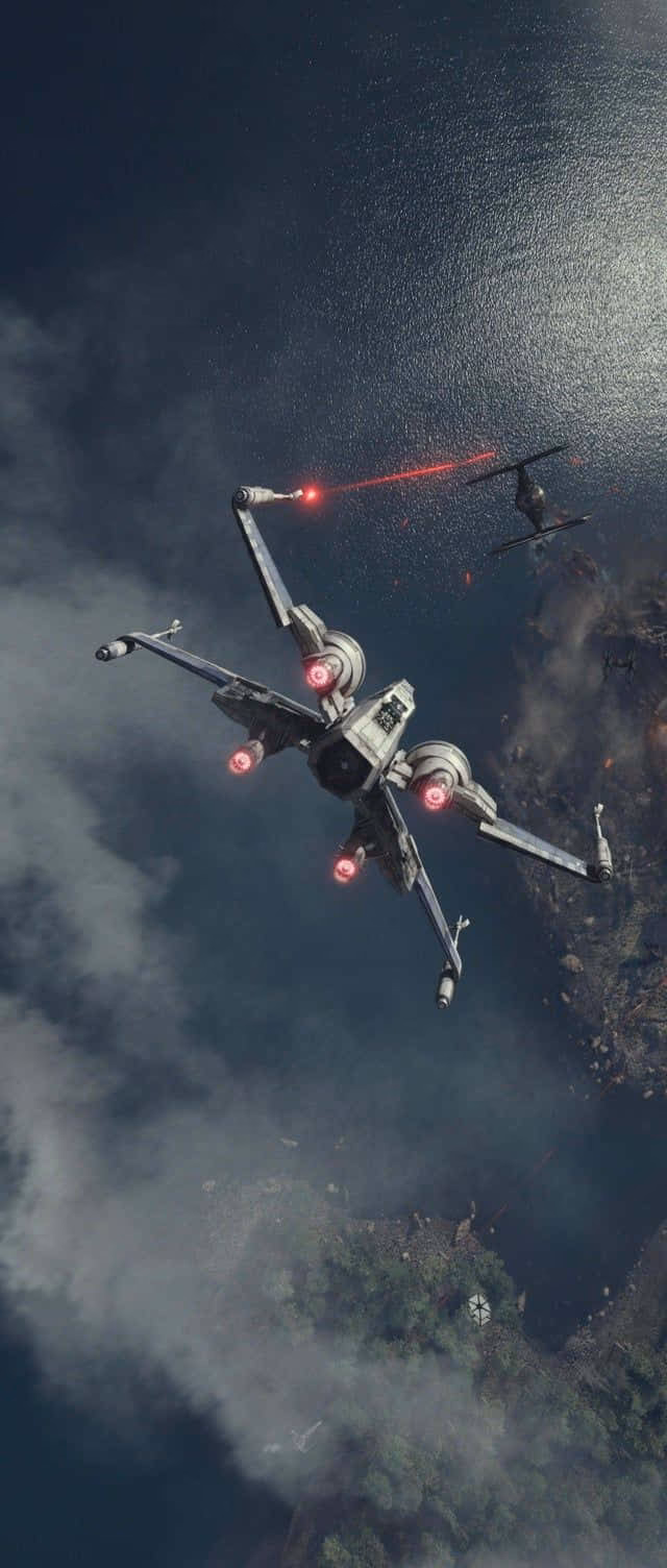 What is the size of X wing starfighter wallpaper?