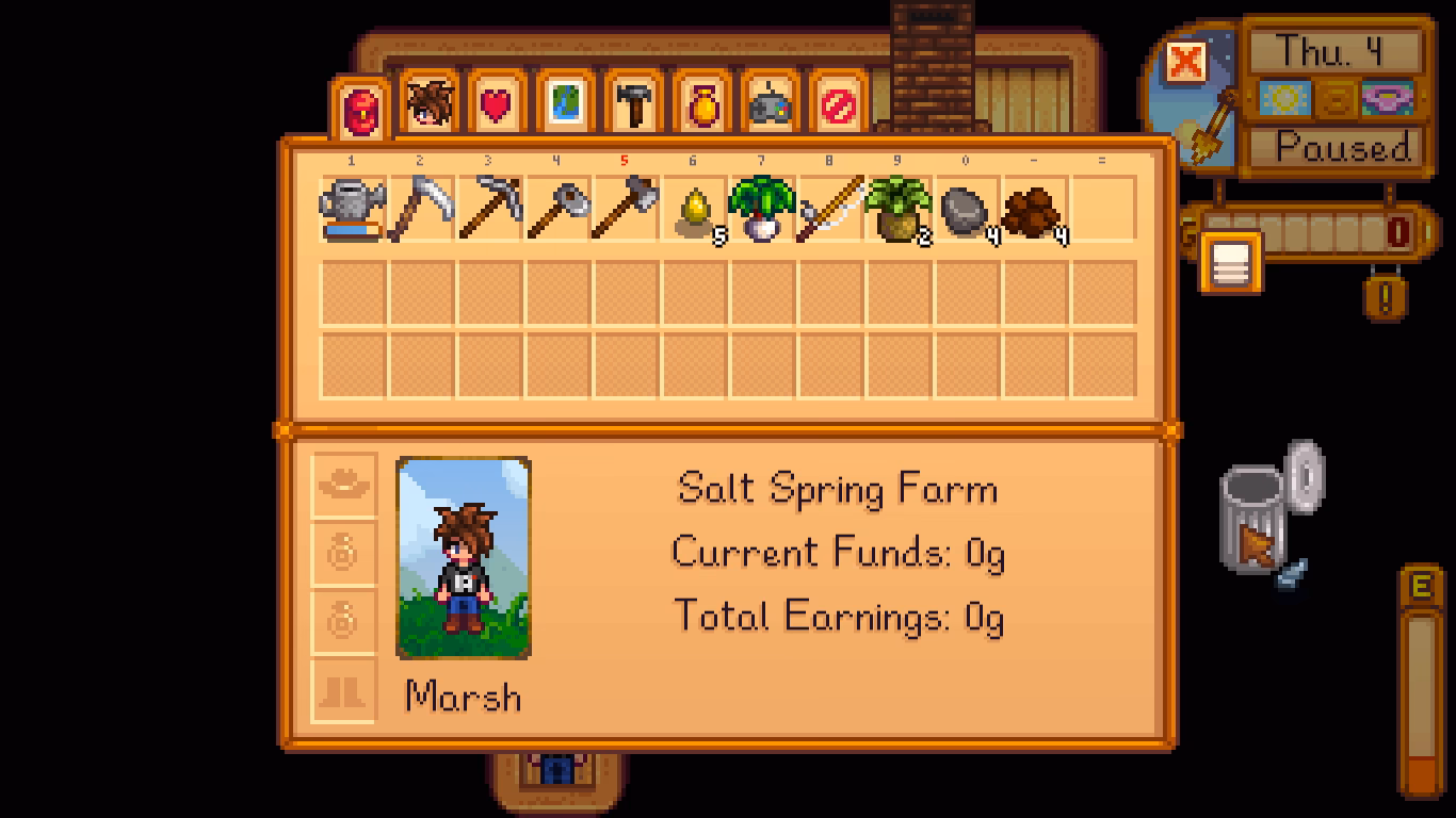 Is there a trash can In Stardew Valley?