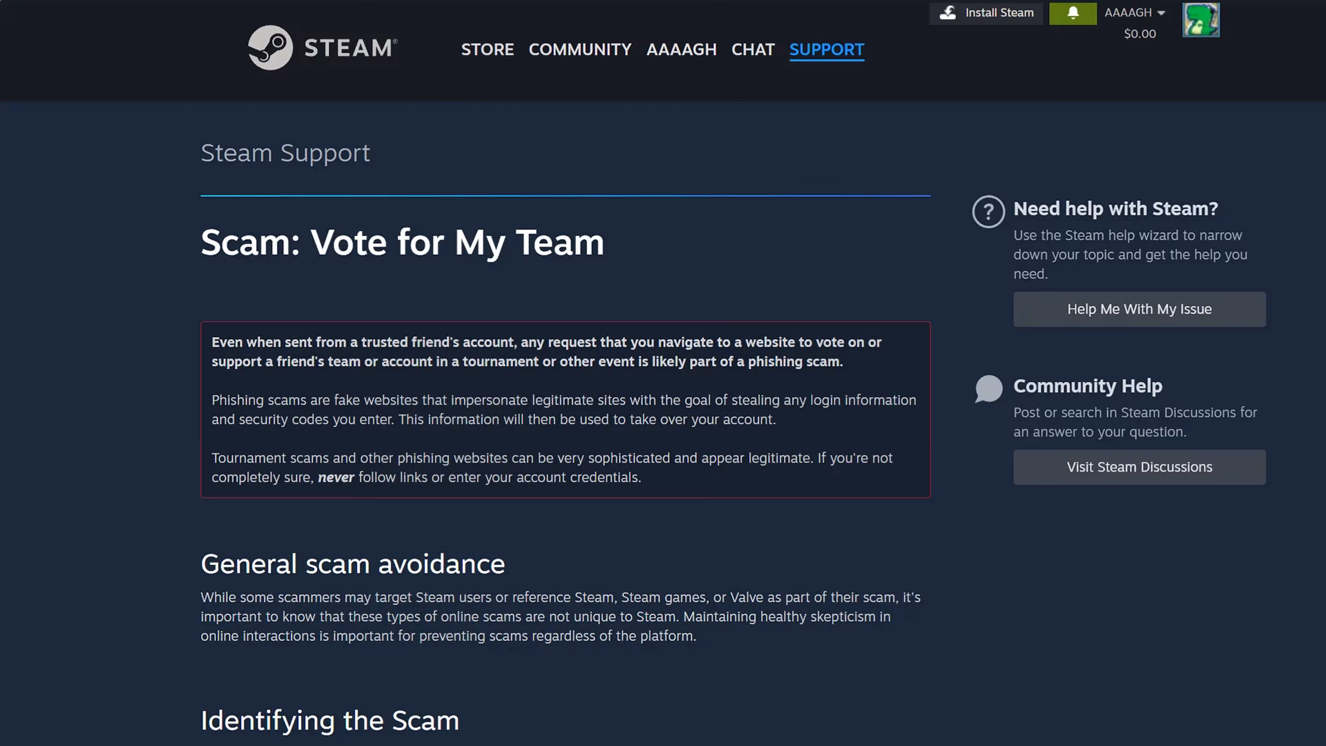 How to prevent a steam scam?
