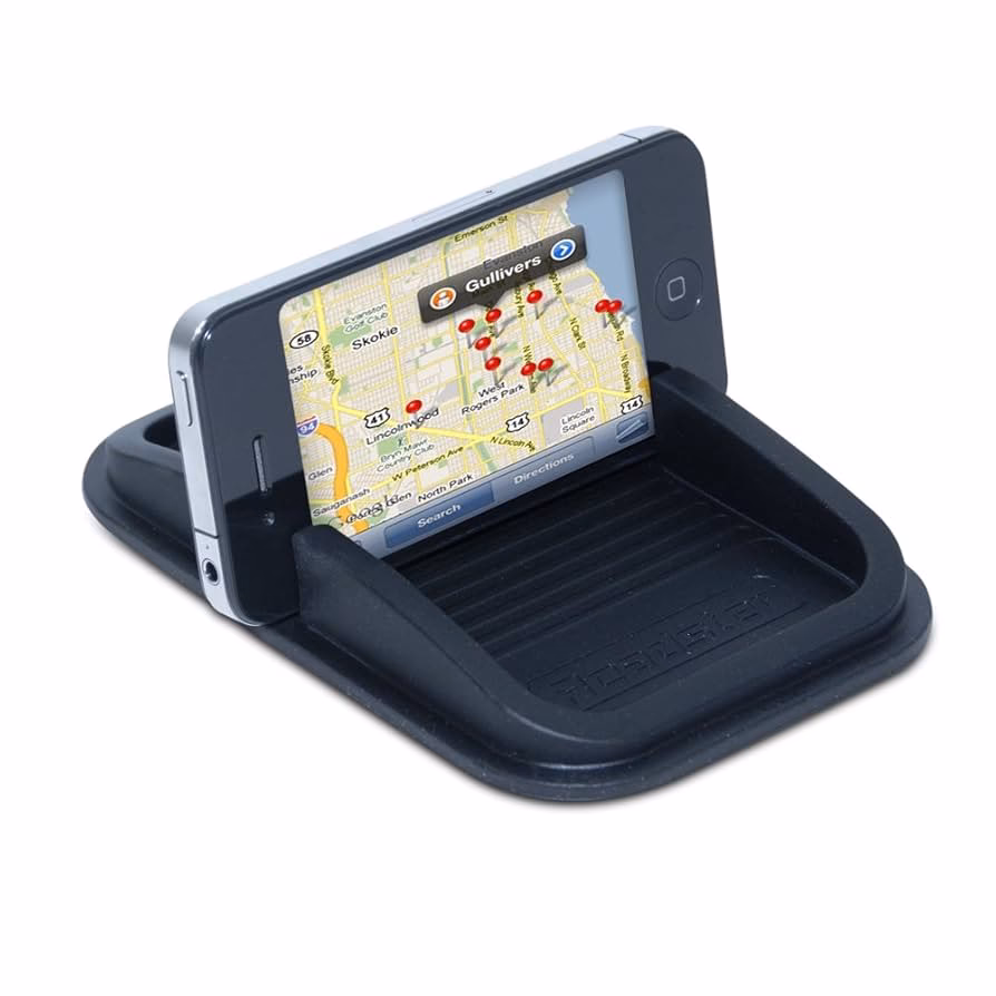 What is a sticky pad on the back of a smartphone?