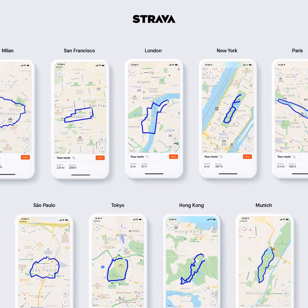 How do I create a route with a Strava subscription?