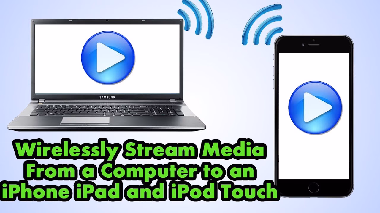 Can I stream movies from my PC to my iPad or iPhone?