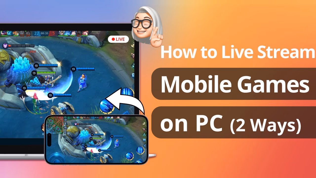 How to stream mobile games on a PC?