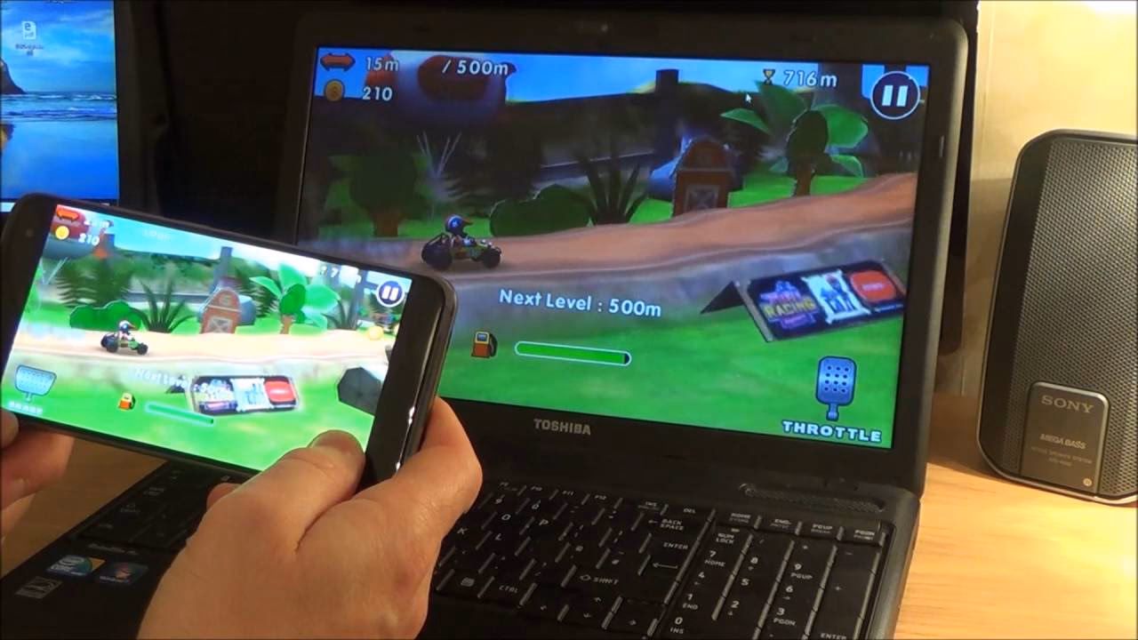 How do I stream my phone screen to my PC?