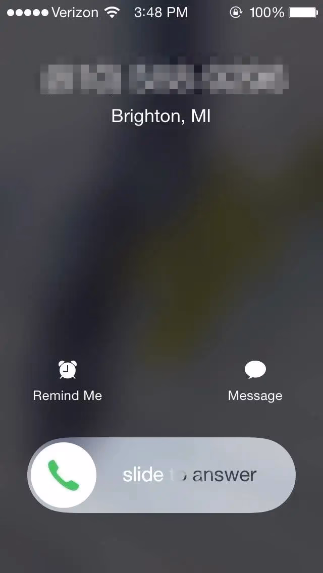 Why does my iPhone have a'slide to answer' button?