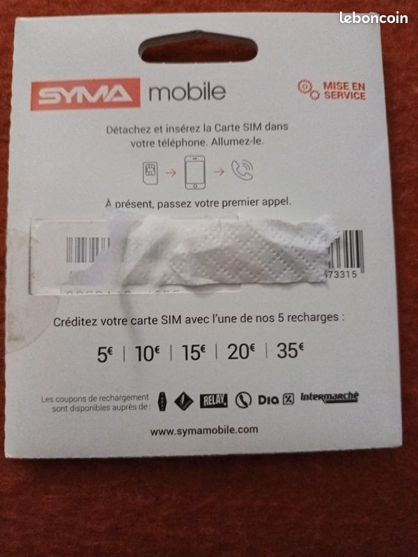 Comment recharger une ligne Syma ?