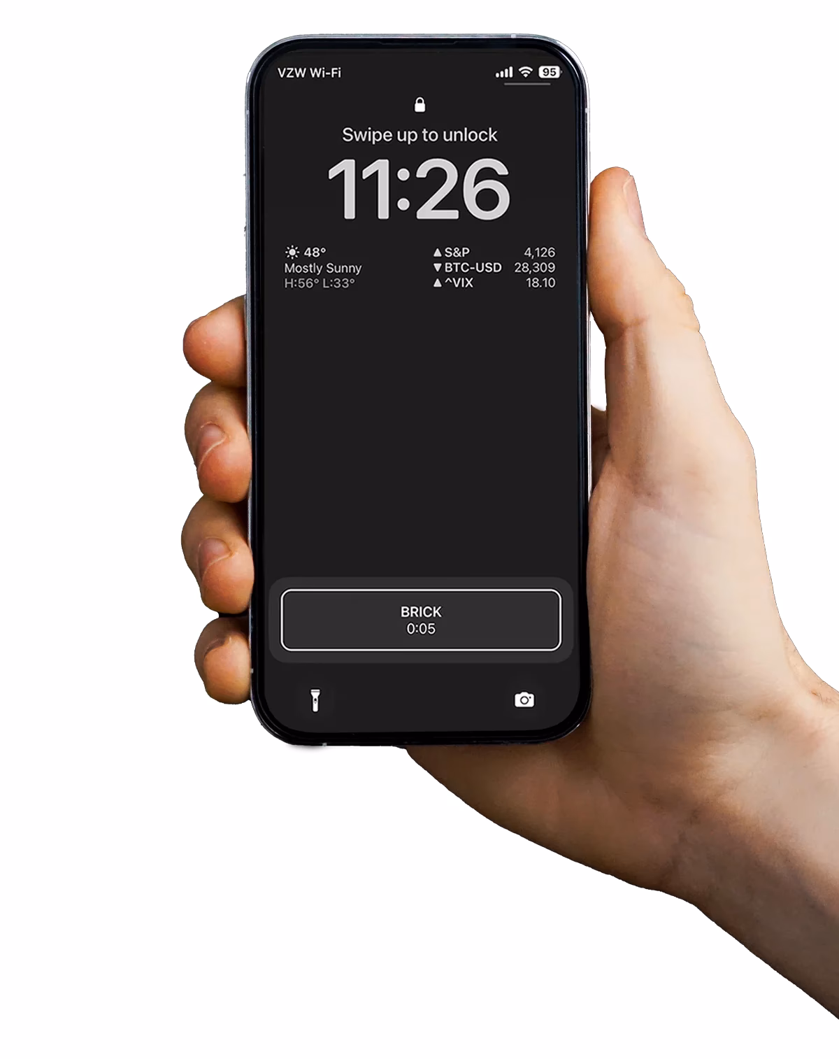 What does a brick mean?