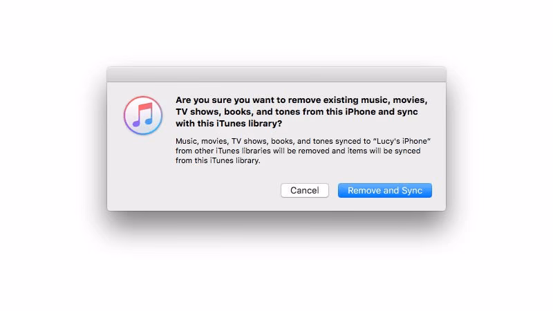 How to sync songs to iPhone without removing songs?