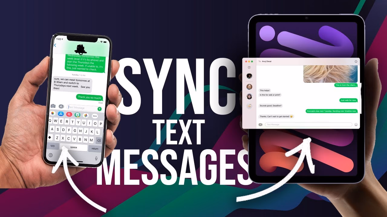 How to sync iMessage on iPhone & iPad?