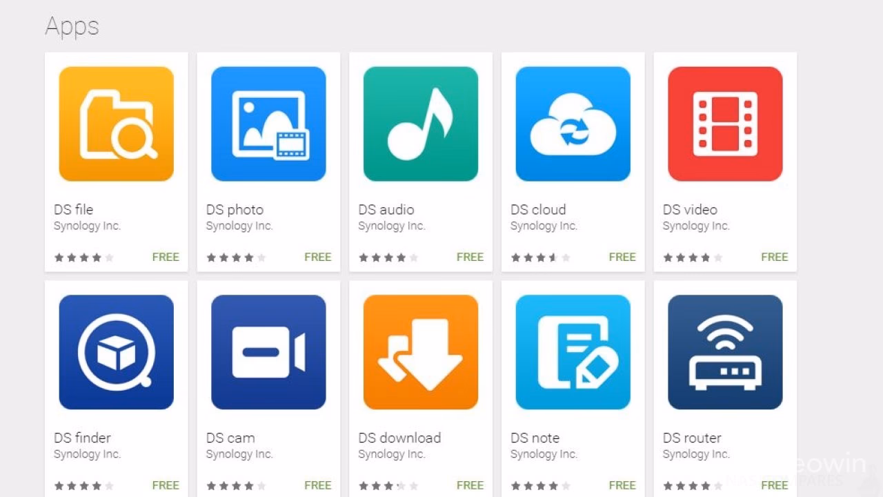 Where can I find Synology apps?