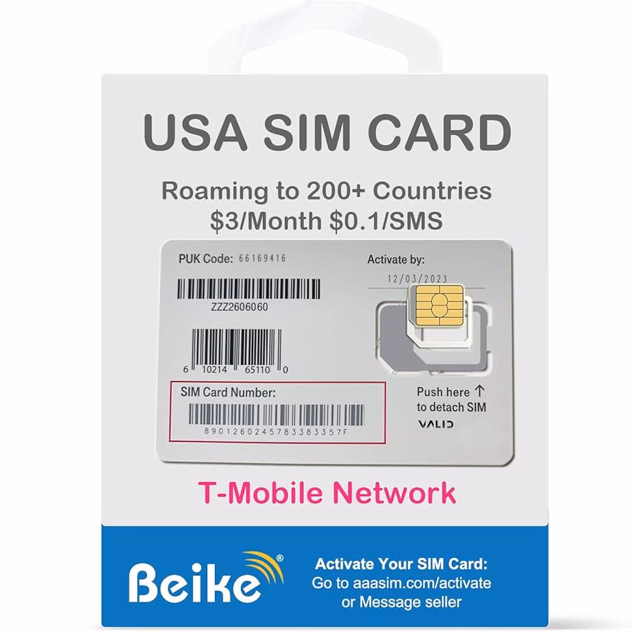 How do I Activate my T-Mobile prepaid SIM card?