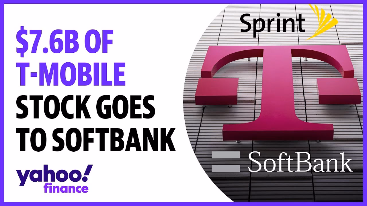 How much did Japan's SoftBank raise from a T-Mobile sale?
