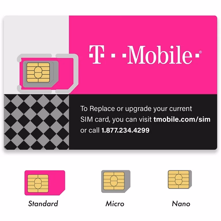 How do I remove a SIM card from my T-Mobile device?