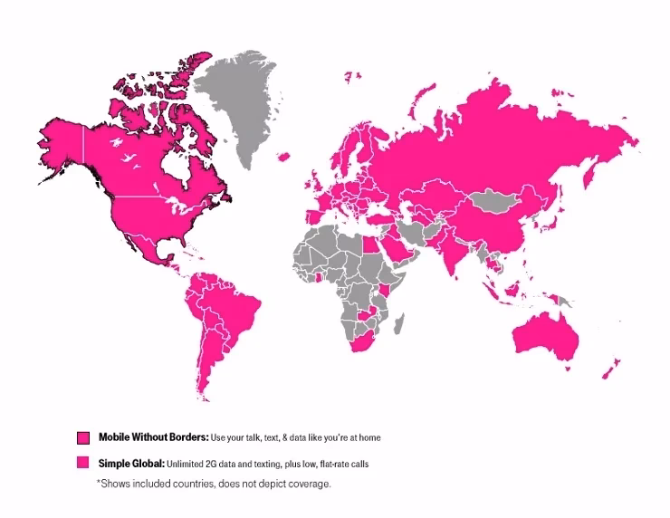 What are some facts about T-Mobile in Europe?
