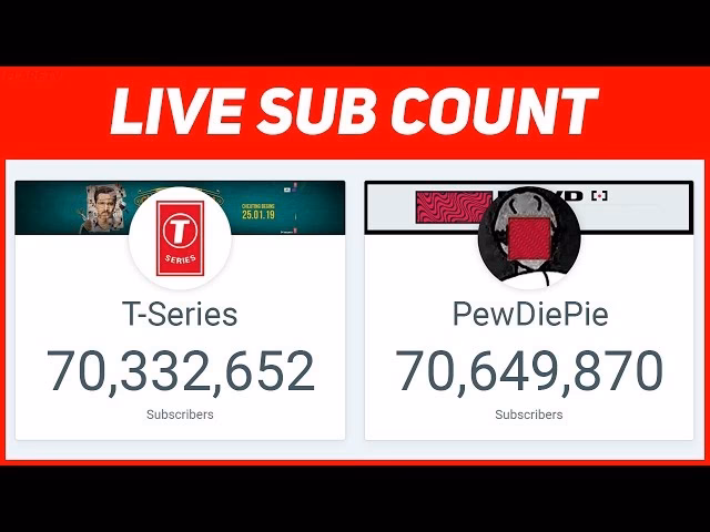 Will T-Series take PewDiePie?
