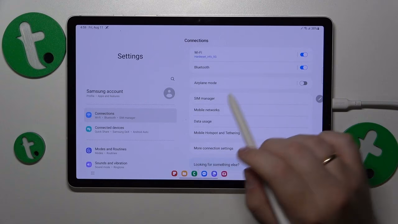 How do I get a phone number on a tablet?