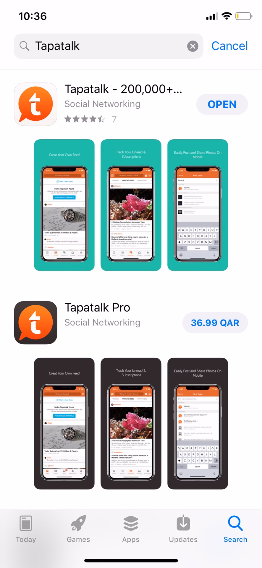 What online forums does Tapatalk connect to?