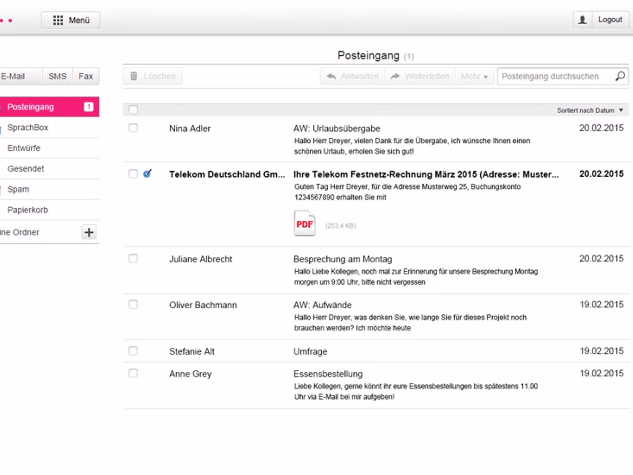 Wie kann ich meine Rechnungen einsehen?
