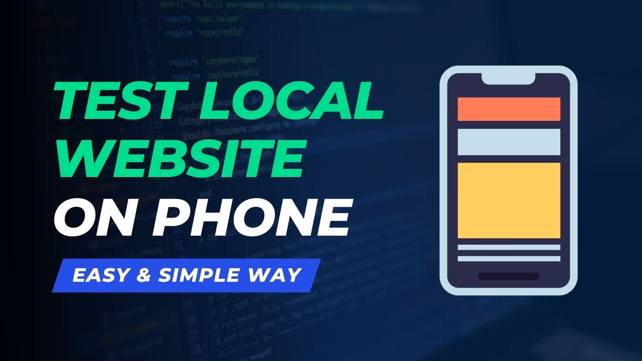 What mobile devices can I use to test my website?