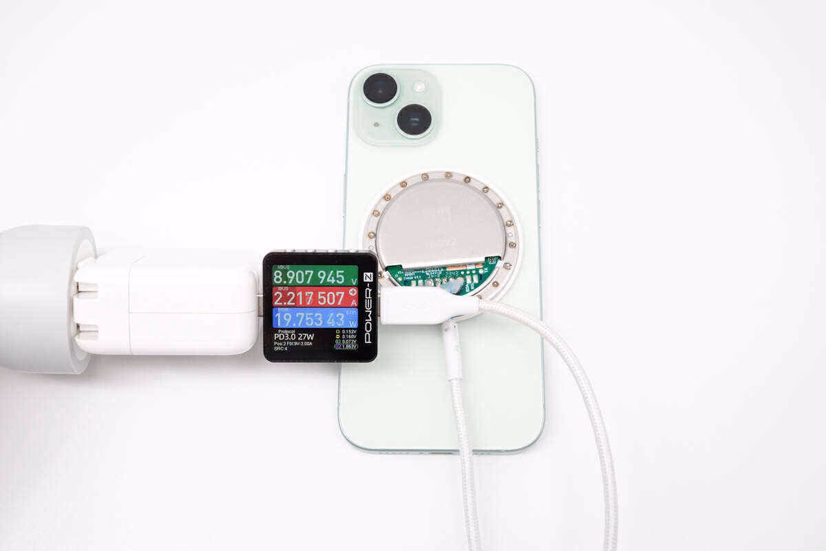 Does the iPhone 16 Pro Max have a wireless charging test?